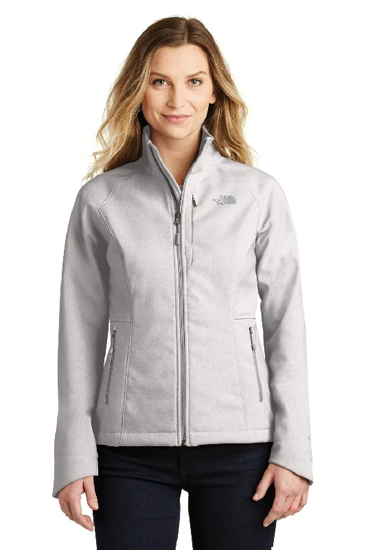 Elegant And Unique Design The North Face Womens Apex Barrier Wind & Resistant Full Zip Jacket - Heather Light Grey