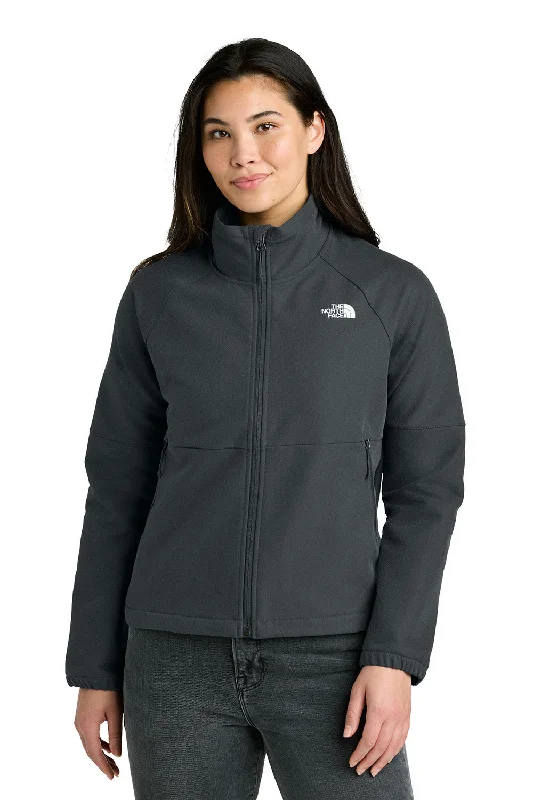 Elegant Lace Style The North Face Womens Barr Lake Soft Shell Full Zip Jacket - Heahter Dark Asphalt Grey - New