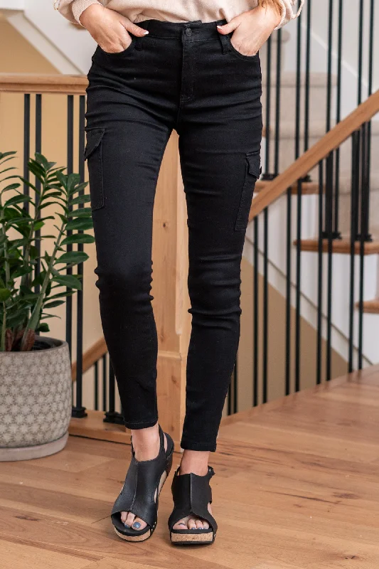 Simple Cotton Style Jenny High Rise Cargo Skinny