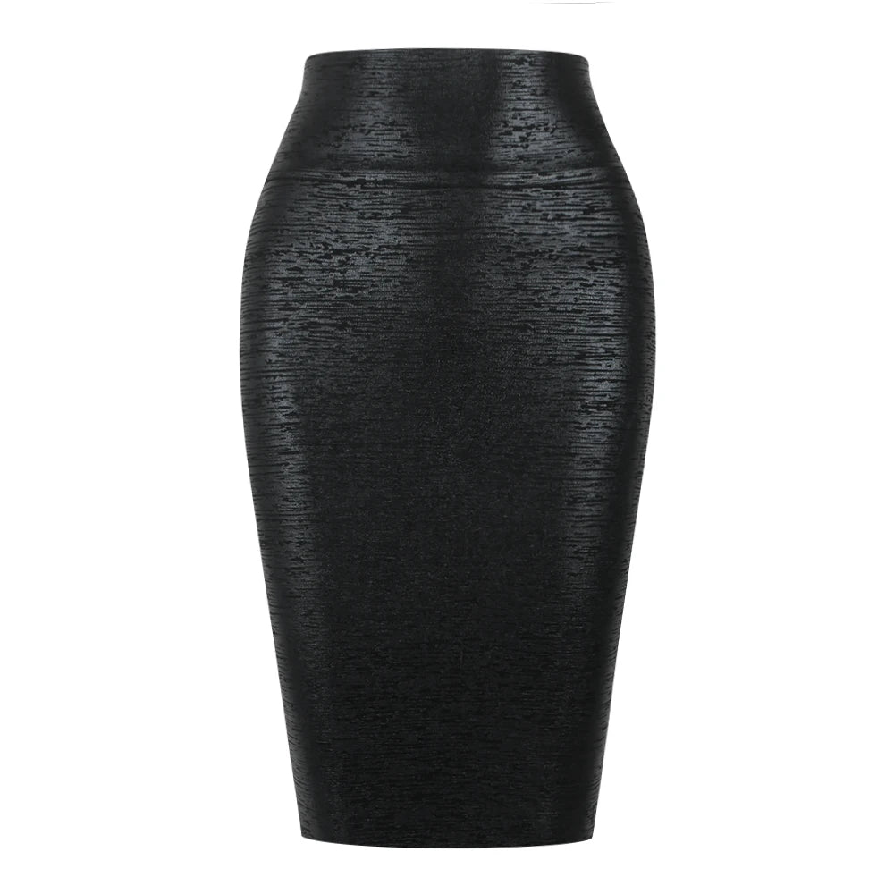 Gorgeous Exquisite Feeling Bandage Skirts Fashion Sexy Summer Skirts Black Bodycon Party Celebrity Club Skirts