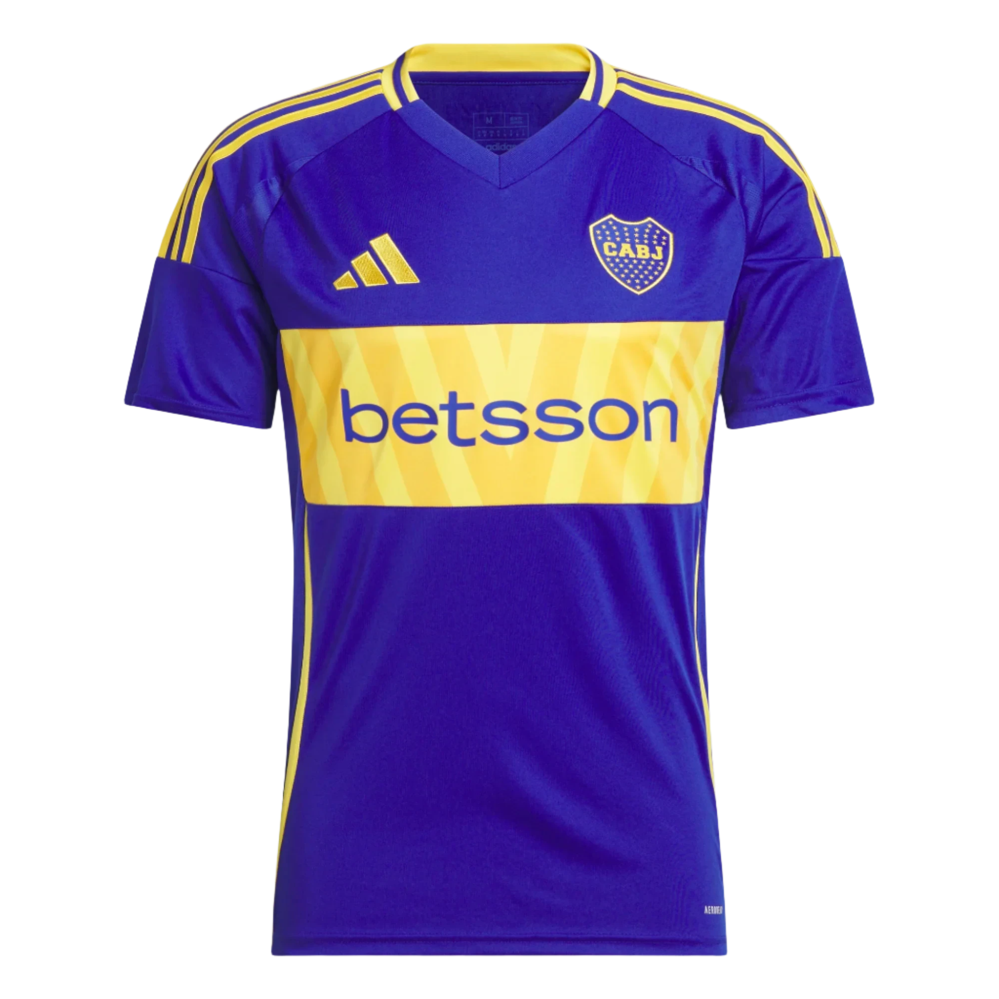 Casual Fit Style Adidas Men's Boca Juniors Home Stadium Jersey 24/25