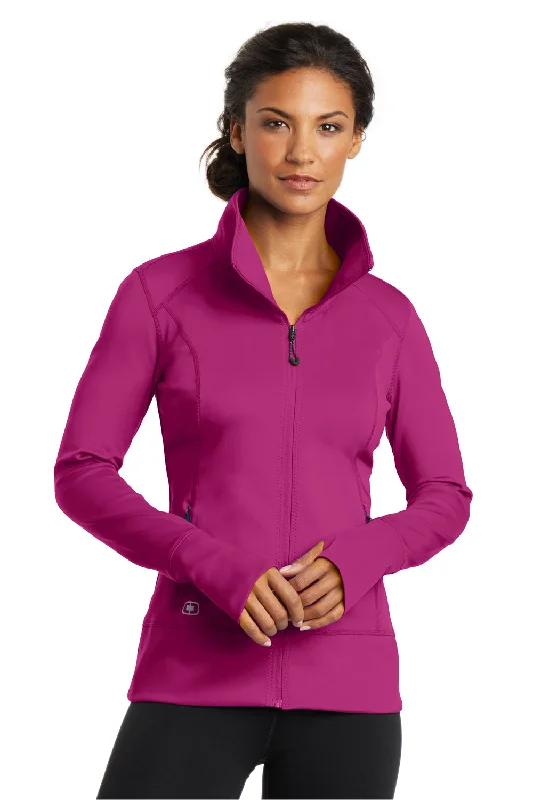 Gorgeous Print Style Ogio Womens Endurance Fulcrum Full Zip Jacket - Flush Pink