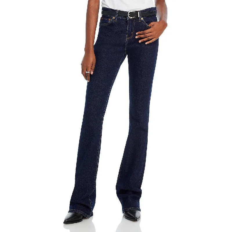 Elegant And Sweet Style RE/DONE Womens Bell Bottoms Denim Bootcut Jeans