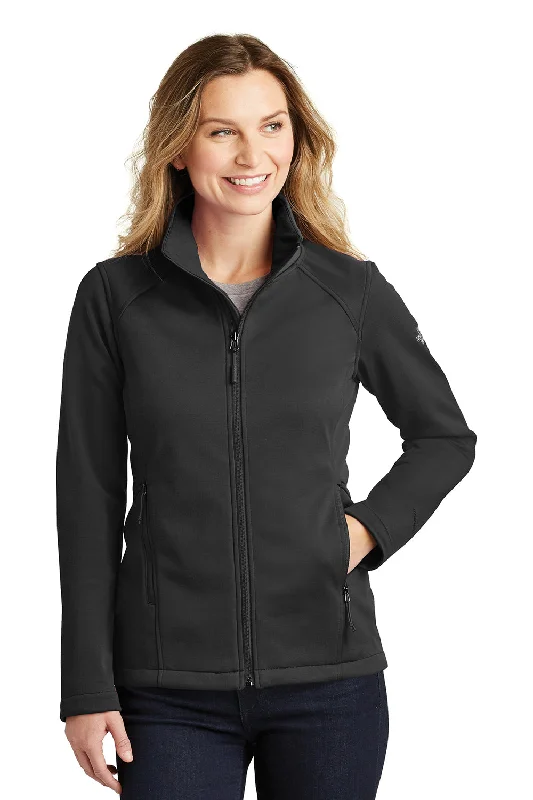 Elegant And Intellectual Style The North Face Womens Ridgeline Wind & Water Resistant Full Zip Jacket - Black - Closeout