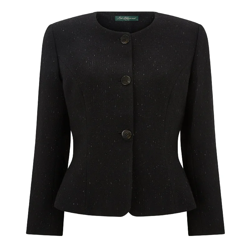 Gorgeous Bubble Skirt Kayla Tailored Glitter Wool Jacket