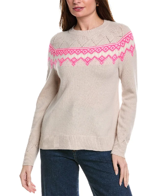 Rock Retro Style Sail to Sable Fairisle Wool & Cashmere-Blend Sweater