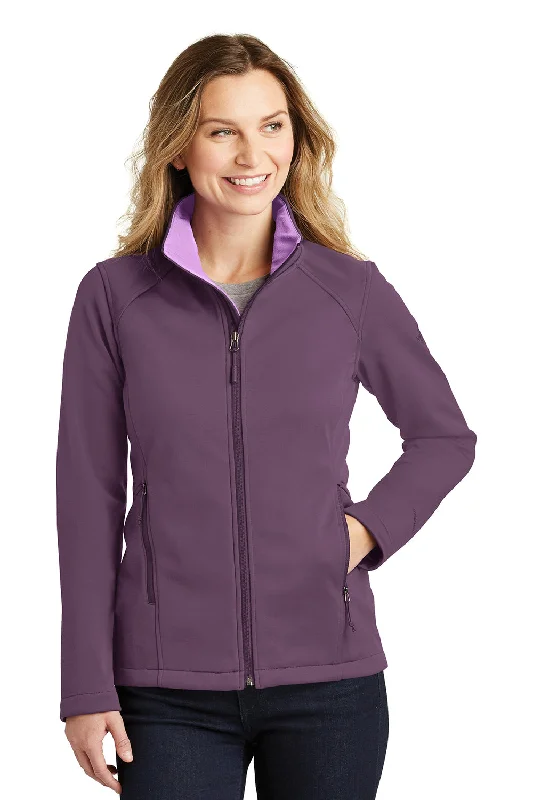 Gorgeous High-End Feeling The North Face Womens Ridgeline Wind & Water Resistant Full Zip Jacket - Blackberry Wine Purple - Closeout