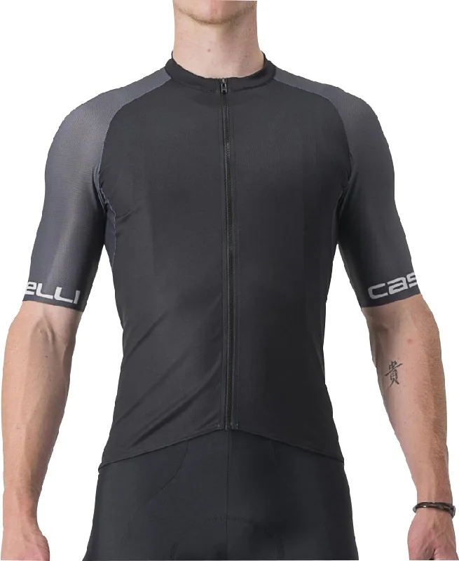 Sports Outdoor Style Castelli Entrata VI Short Sleeve Mens Cycling Jersey - Black