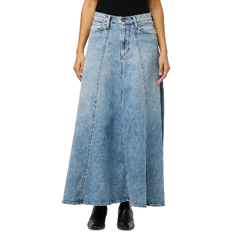 Simple And Comfortable Style Womens Maxi Wide Bottom Maxi Skirt