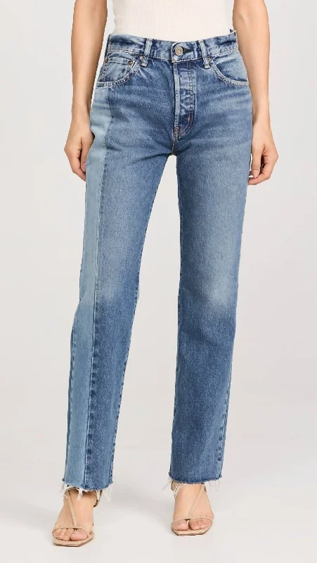 Casual Denim Style Westchase Straight Jean In Blue