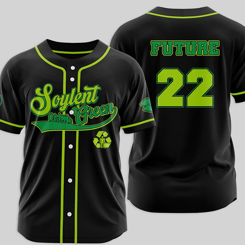 Elegant And Intellectual Style Soylent Green Baseball Jersey