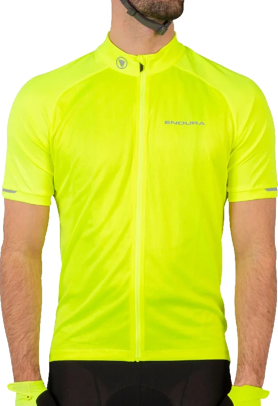 Gorgeous Bubble Skirt Endura Xtract II Short Sleeve Mens Cycling Jersey - Yellow