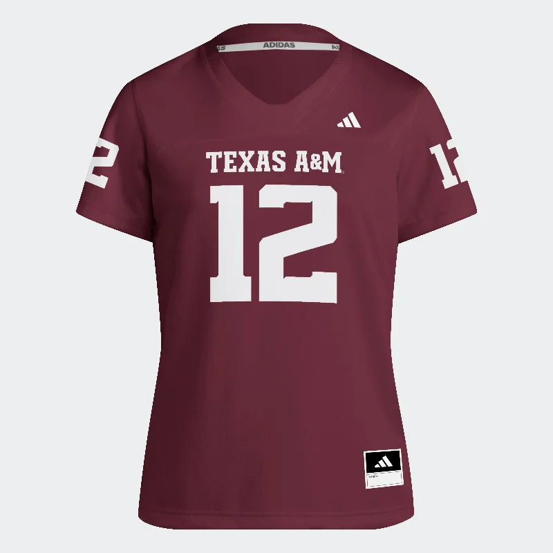 Casual Cartoon Style Texas A&M Women's Football Jersey