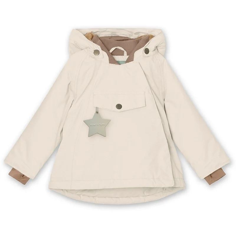 Simple Design Sense MINI A TURE Wang Fleece Winter Jacket Angora Cream