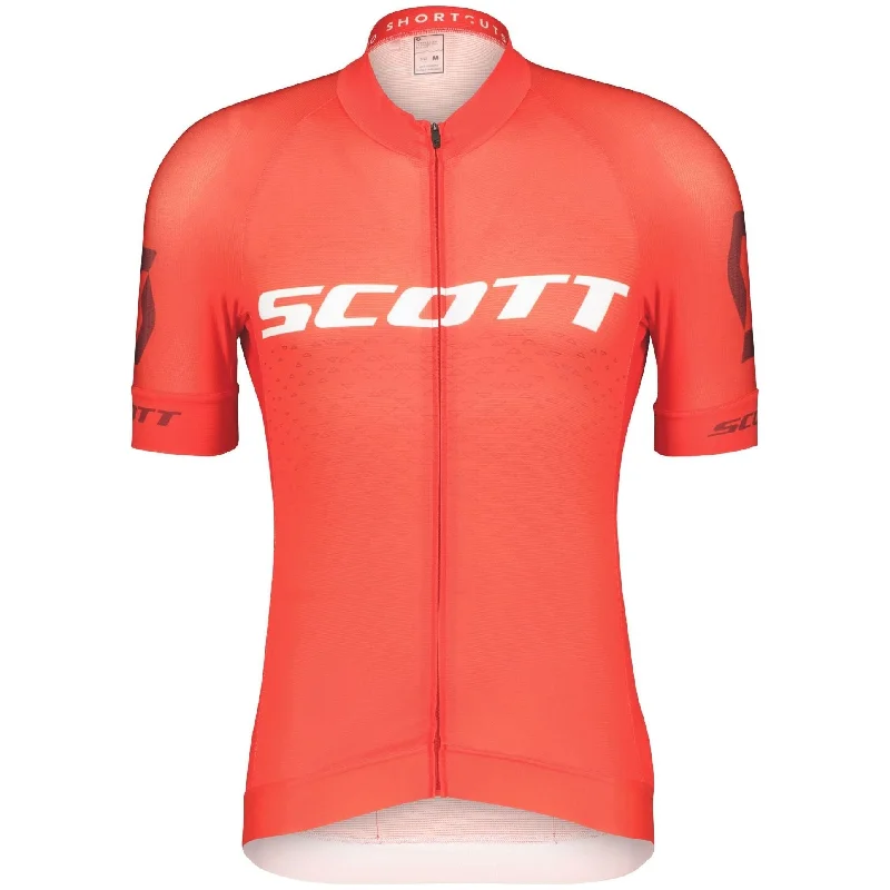 Casual Fit Style Scott RC Pro Short Sleeve Mens Cycling Jersey - Red