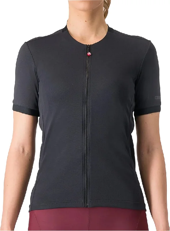 Sports Vitality Castelli Libera Short Sleeve Womens Cycling Jersey - Black