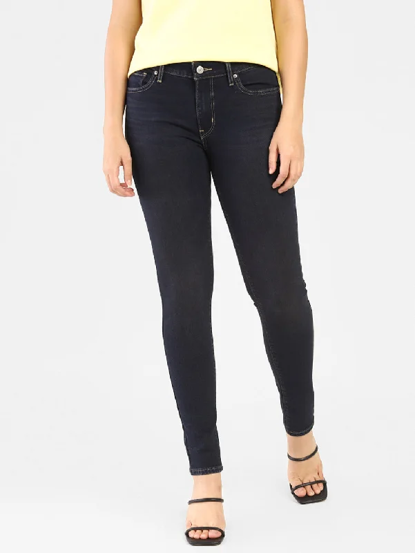 Sports Fitness Wear Women's Mid Rise 711 Skinny Fit Jeans