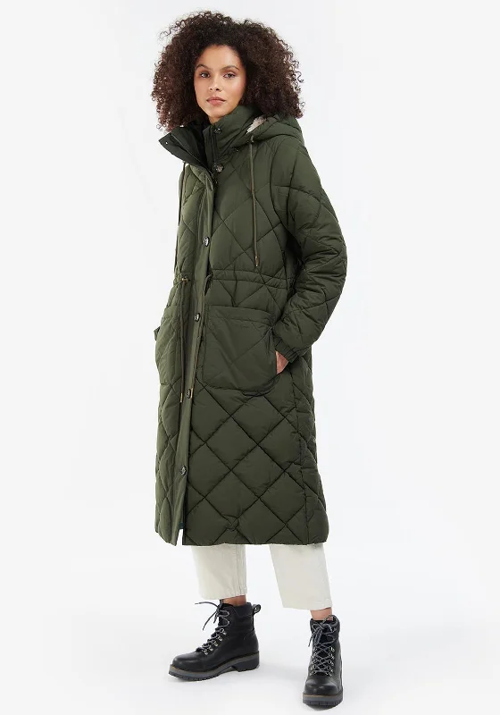 Simple Design Skirt Barbour Womens Orinsay Quilted Jacket, Ancient Sage