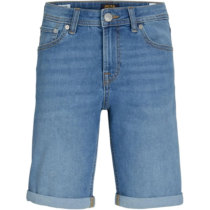 Simple Design Sense Jack & Jones Junior Blue Denim Original Rick Shorts 551