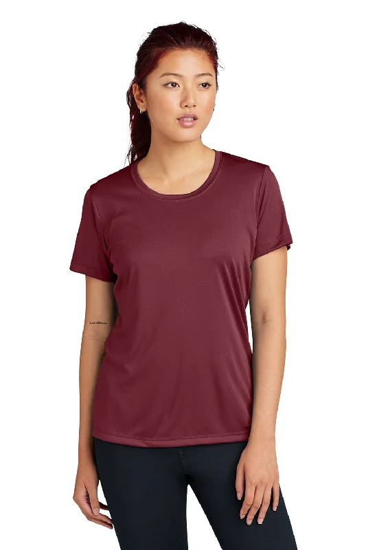 Casual Comfort Sport-Tek Womens Competitor Moisture Wicking Short Sleeve Crewneck T-Shirt - Maroon