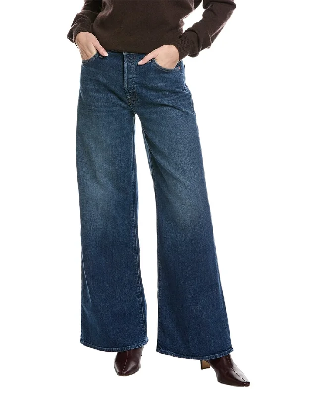 Gorgeous Evening Style MOTHER The Ditcher Roller Sneak Cannonball Wide Leg Jean