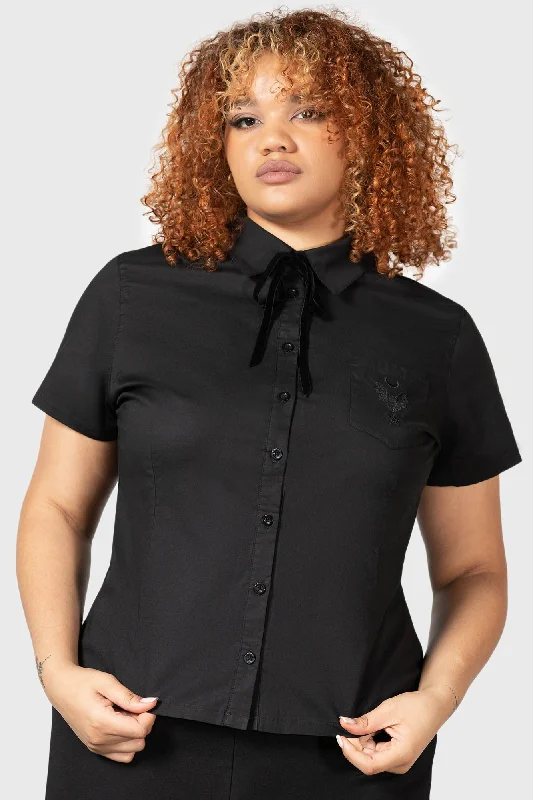 Romantic Pastoral Style Spell Scholar Shirt [PLUS]