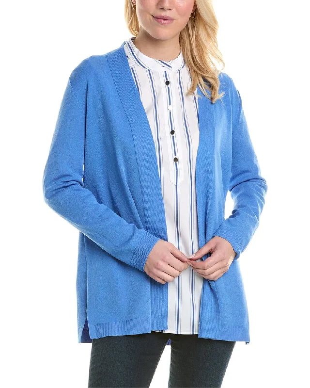 Line Style Jones New York Malibu Yarn Open Front Cardigan