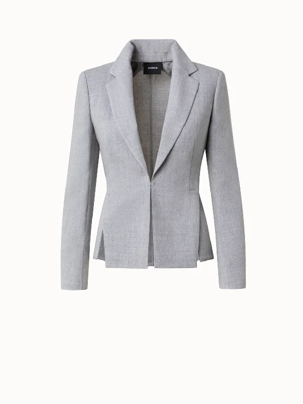 Rock Prints Wool Double-Face Jacket