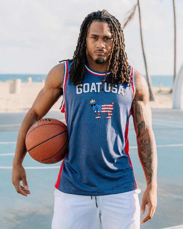 Elegant Lapel Style Freedom Basketball Jersey