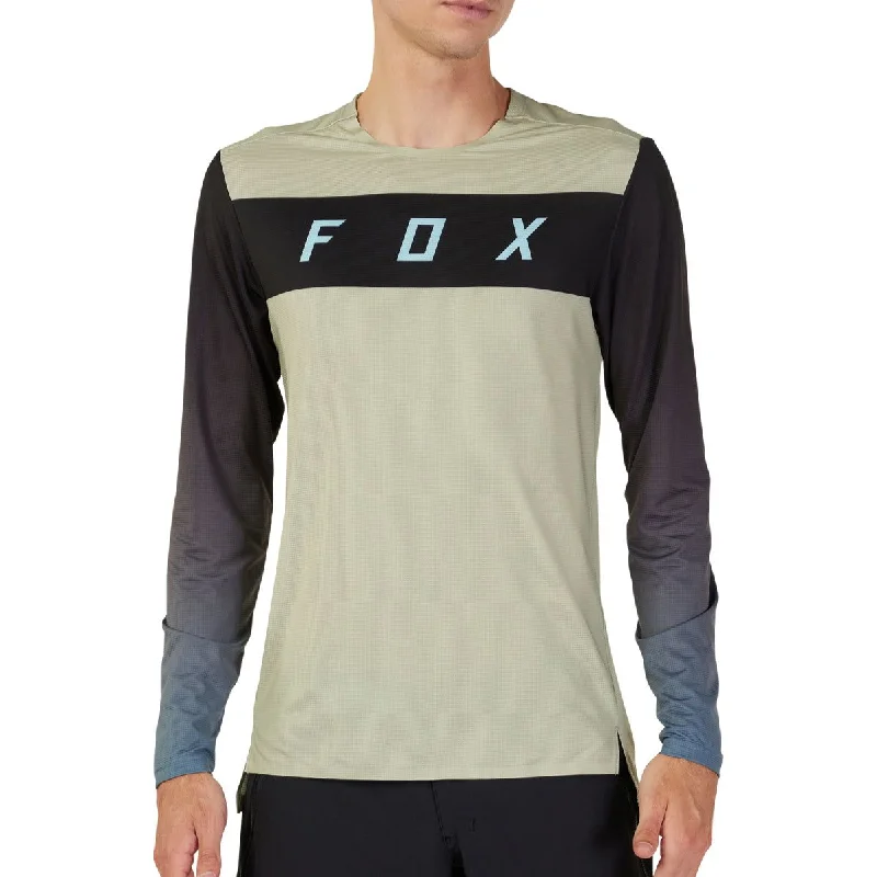 Leisure Time Fox Flexair Arcadia Long Sleeve Mens Cycling Jersey - Brown