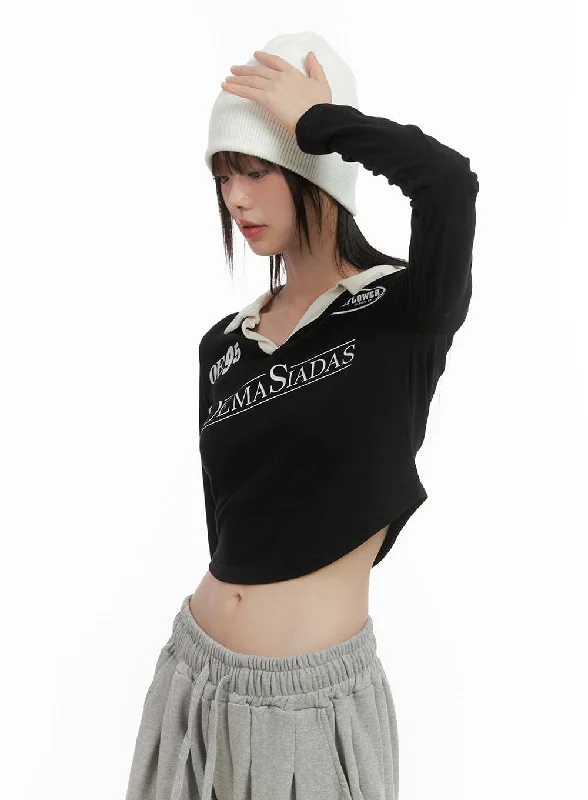 Swing Style StretchFit Polyester Crop Shirt CS412