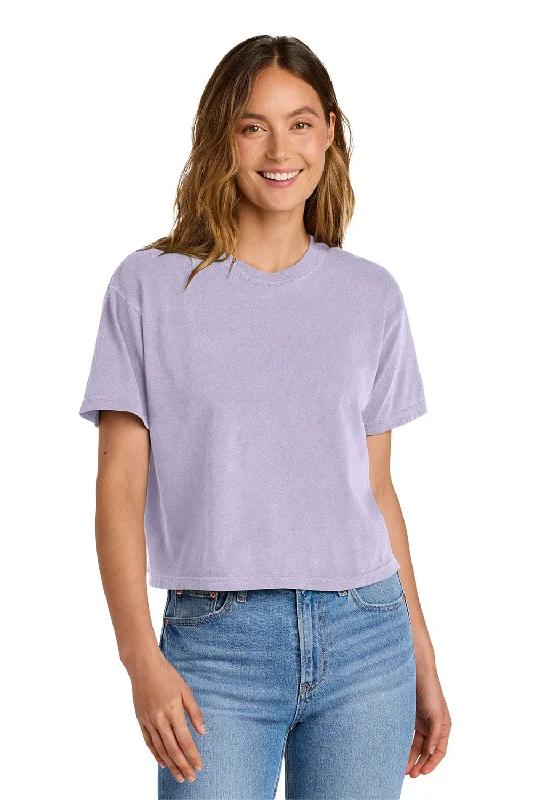 Romantic Princess Skirt Comfort Colors Womens Short Sleeve Crewneck T-Shirt - Orchid Purple