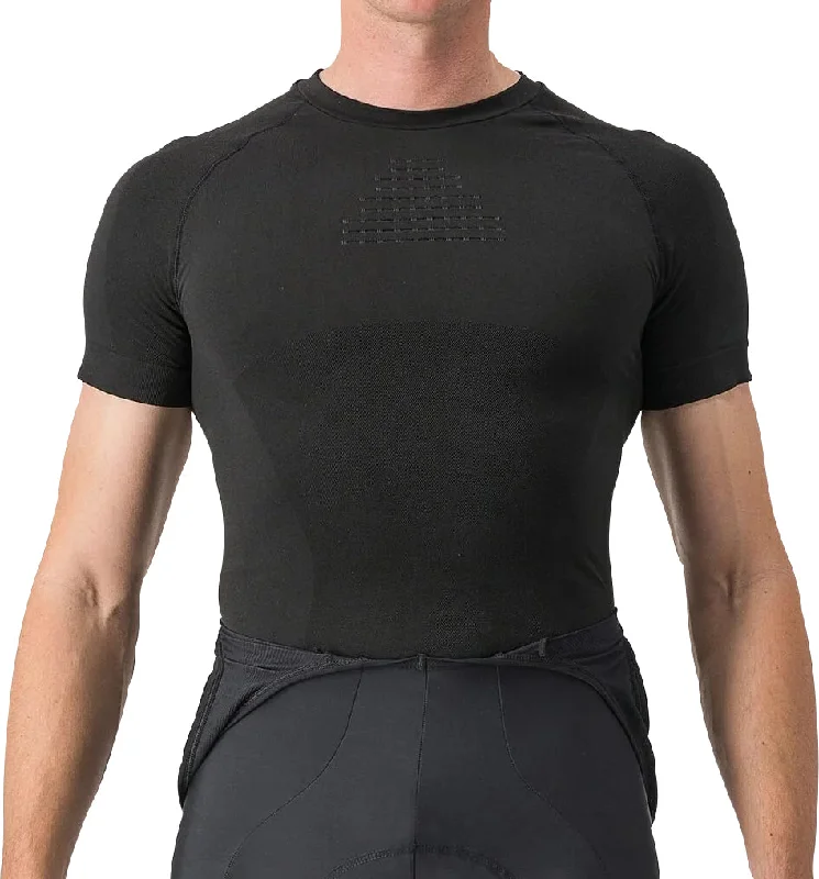 Sports Express Castelli Core Seamless Short Sleeve Mens Cycling Base Layer - Black