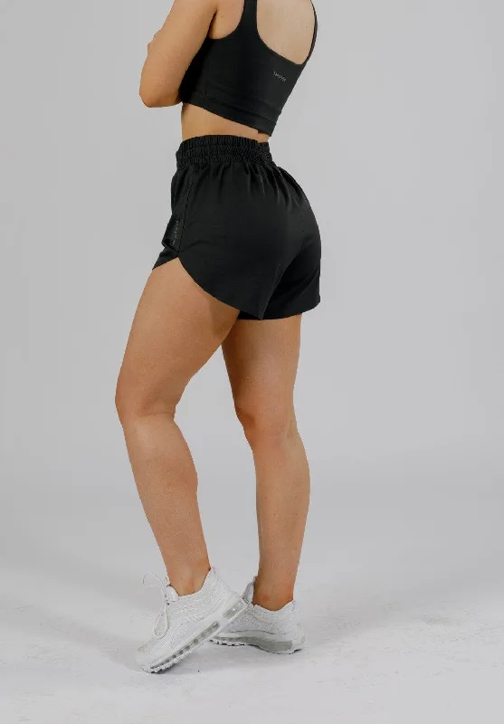 Sports Litigation Style FeatherKnit™ Track Short Black