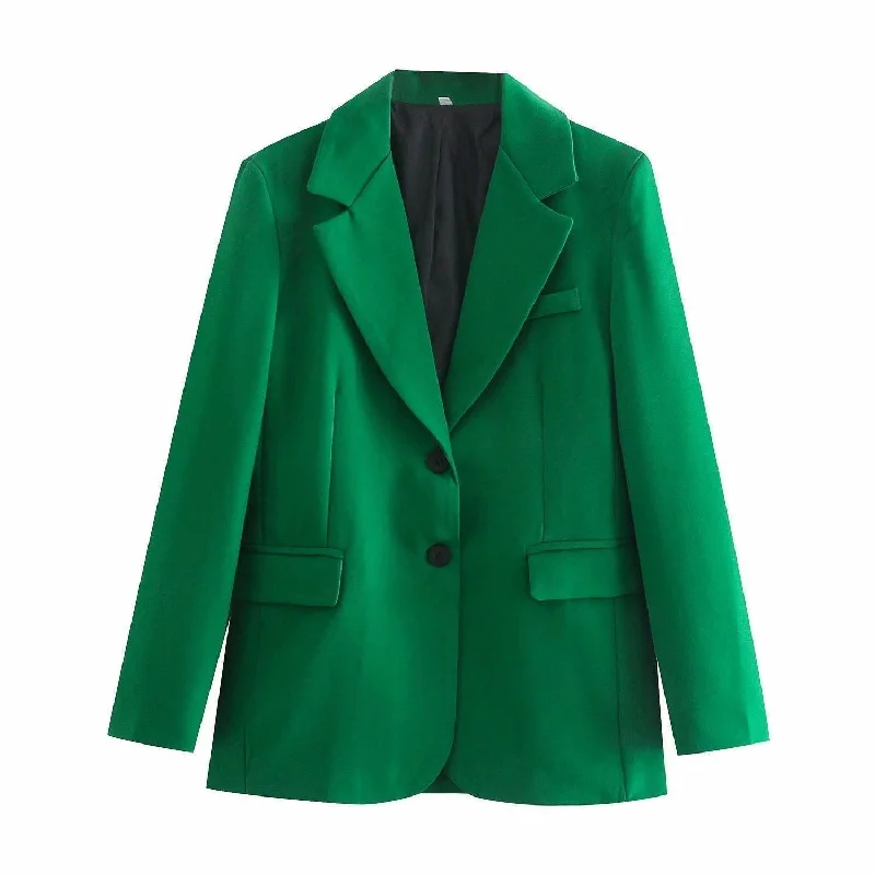 Elegant And Simple Green Women Pantsuit