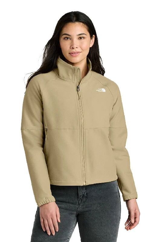 Elegant Long Skirt Style The North Face Womens Barr Lake Soft Shell Full Zip Jacket - Heather Dark Khaki Stone - New