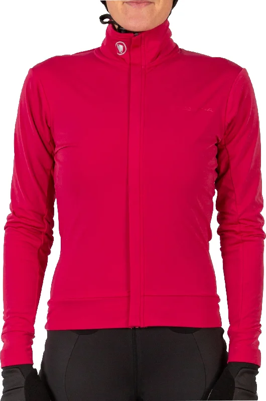 Rock Detail Design Endura Xtract Roubaix Long Sleeve Womens Cycling Jersey - Pink