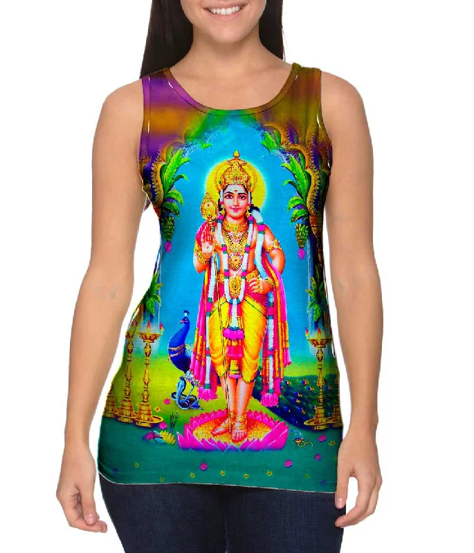 Gorgeous Bubble Skirt India - "Muruga Hindu God"