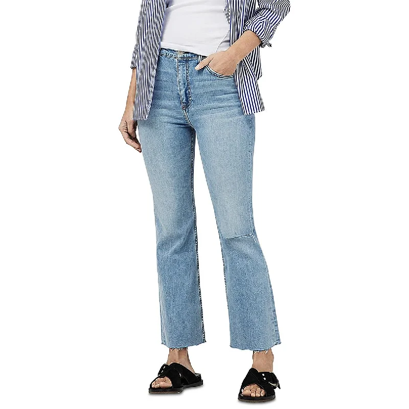 Sports Litigation Style Rag & Bone Womens Casey Destroyed Denim Flared Jeans