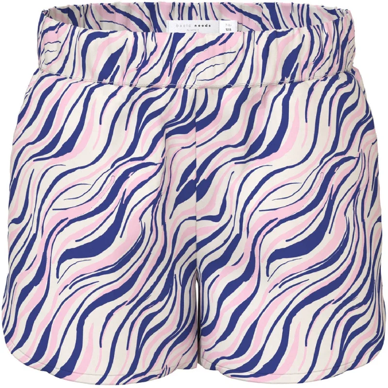 Gorgeous Feather Design Name It Bright White Zebra Vinaya Shorts Noos