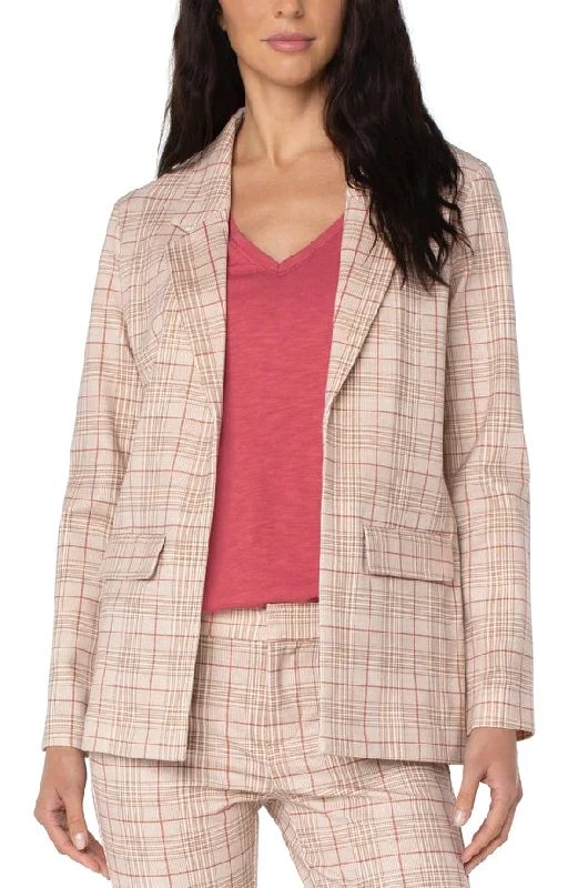 Simple Design Sense Boyfriend Blazer With Princess Darts