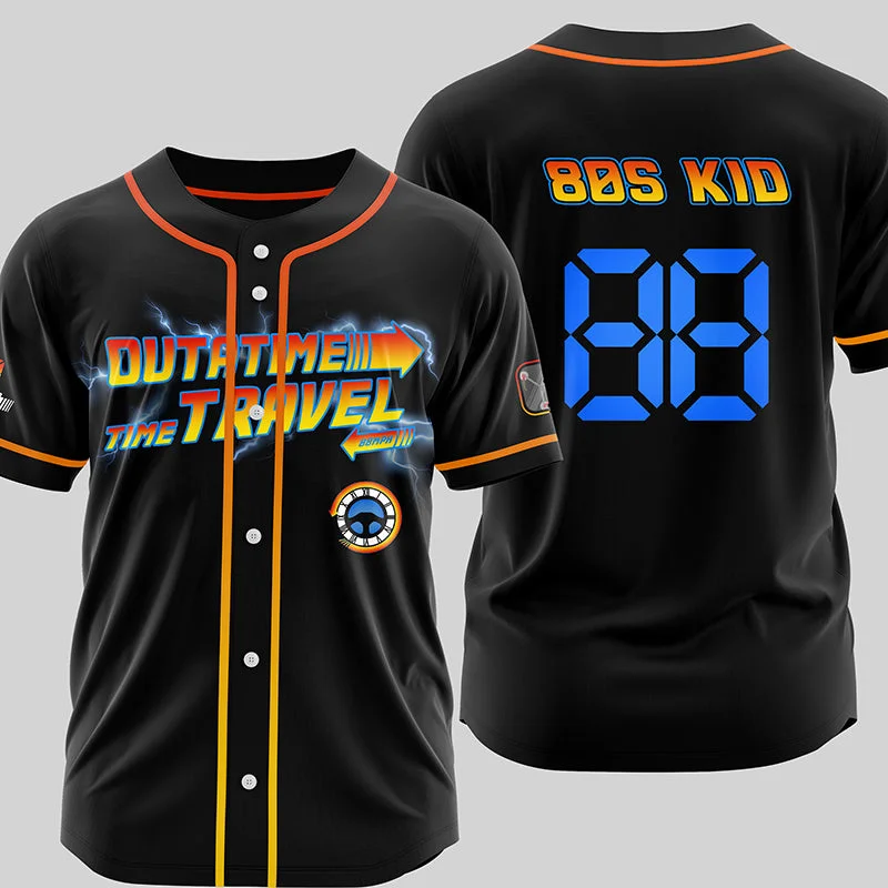 Elegant Interpretation Design Back to the Future Baseball Jersey