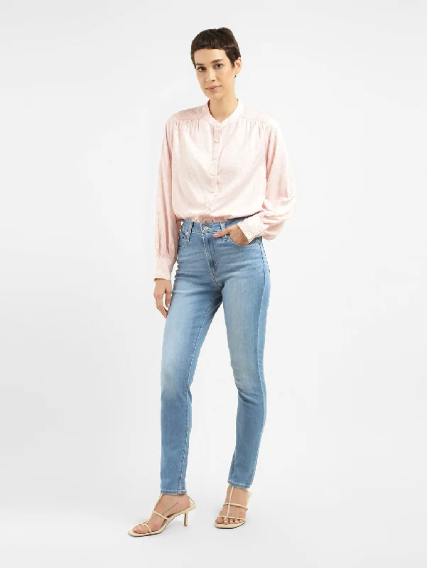 Elegant And Unique Design Women's High Rise 721 Skinny Fit Jeans