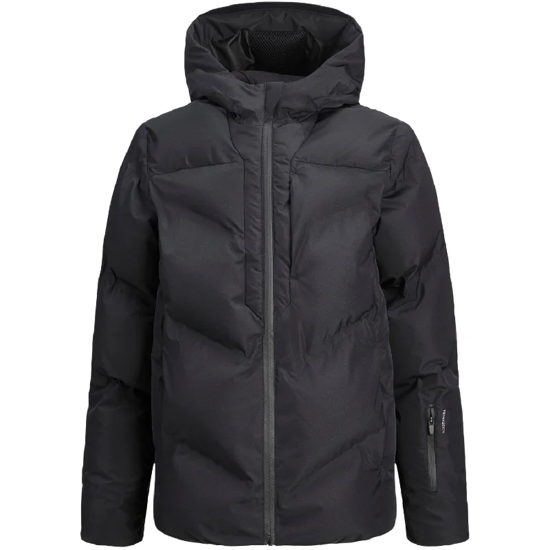 Simple Fashion Jack & Jones Junior Black Coslay Heat Quilted Puffer Jacket