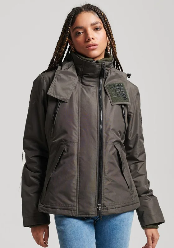 Gorgeous Exquisite Feeling Superdry Womens Mountain Windcheater Jacket, Surplus Goods Olive