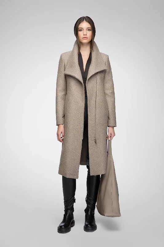 Simple And Generous Style Pamelia - Niobe Wool Coat