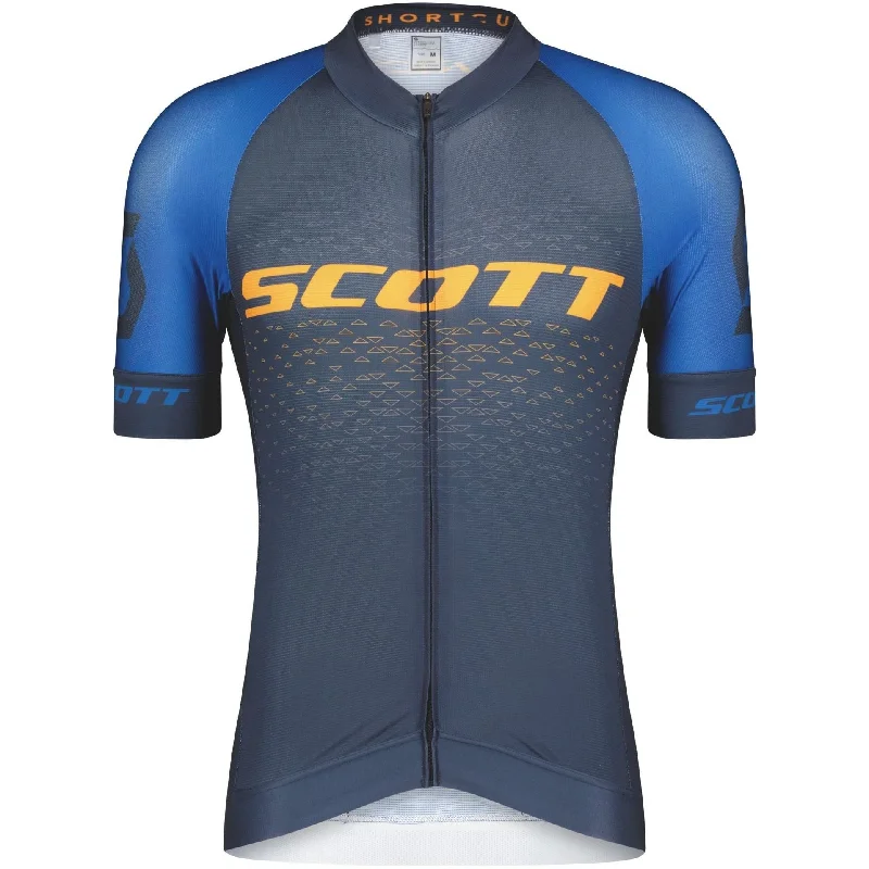 Casual Comfort Scott RC Pro Short Sleeve Mens Cycling Jersey - Blue