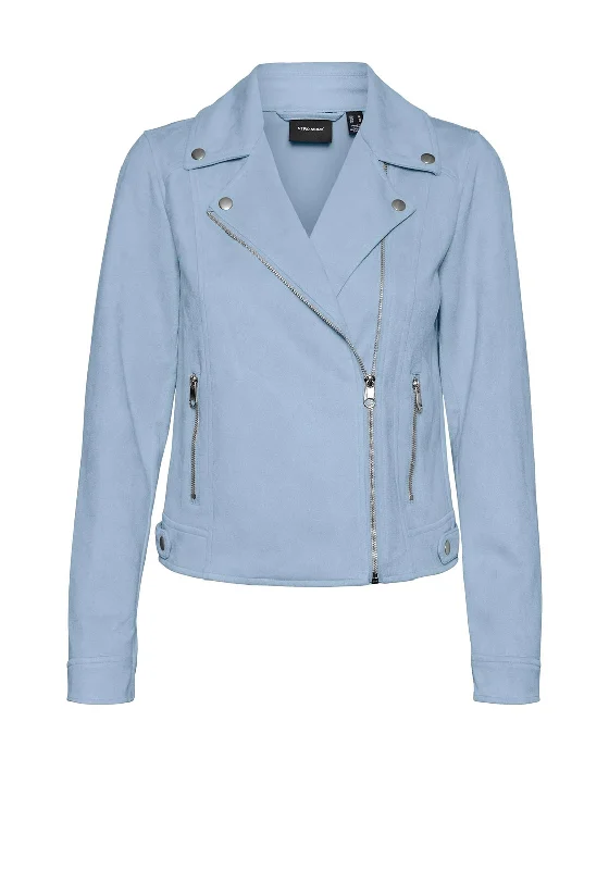 Sports Jumpsuit Vero Moda Jose Faux Suede Biker Jacket, Skyway