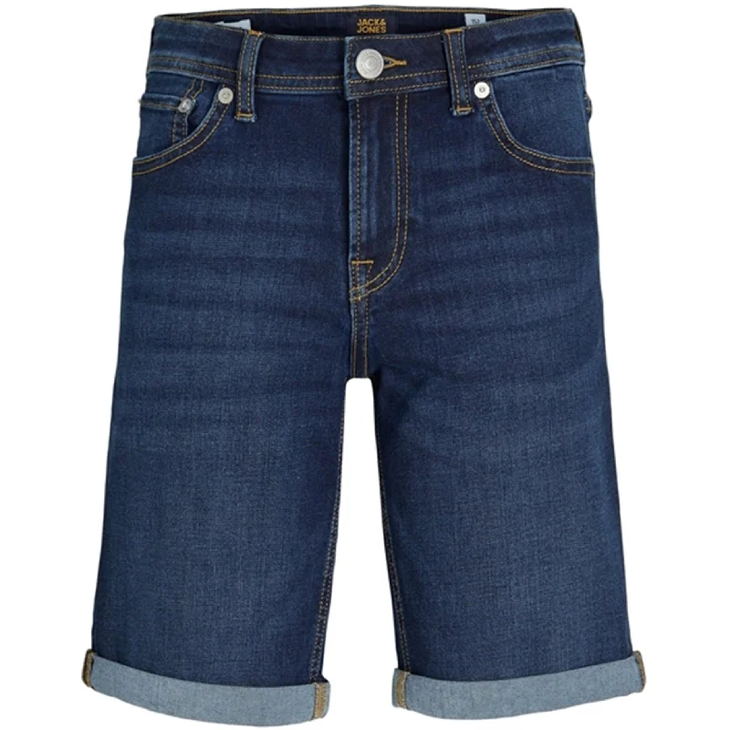 Simple Fashion Style Jack & Jones Junior Blue Denim Original Rick Shorts 550