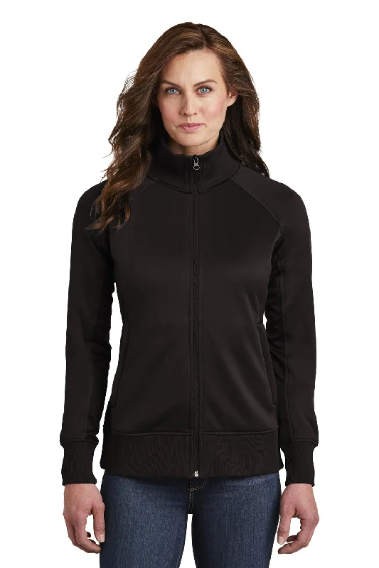 Sports Tops The North Face Womens Tech Full Zip Fleece Jacket - Black - Closeout